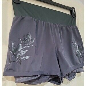 Fabletics sz S Shorts Olesia Shine everglade shine/iron women 0128